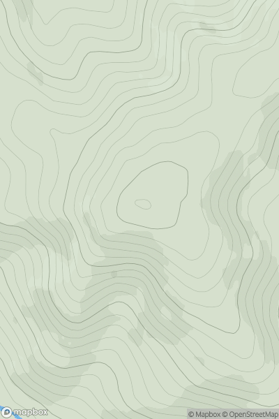Thumbnail image for White Law [The River Tweed to the English Border] [NT831208] showing contour plot for surrounding peak
